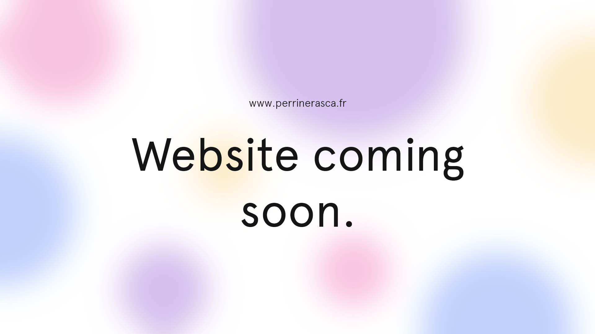 Website coming soon